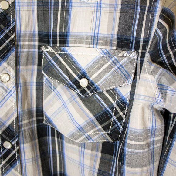 Supply Company Plaid Button Down 100% Cotton Shirt Men's Size Medium - Picture 7 of 7